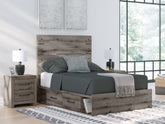 Best Deals Furniture - Ashley Furniture - Graystorm Full Panel Bed with Storage - Full Panel Bed with Storage - PCB2405B17